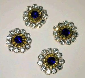 Patches Stone Jarkan Blue Ring Flower fancy 1