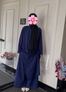 modest wear long shirt with wide bottom