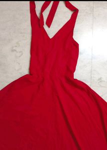 Backless Red Dress ❤️‍🔥🩸