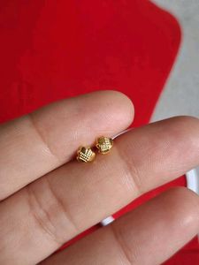 beautiful Gold Stud Earrings