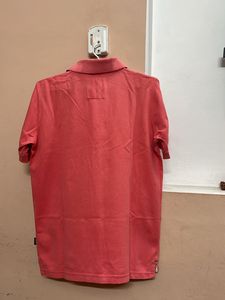 Abercrombie &amp; Fitch Coral Polo Shirt with Moose Lo