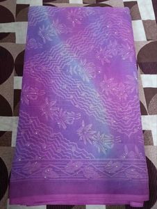 Elegant pink Ombre Saree