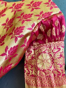 Elegant Pink Brocade Anarkali Dress