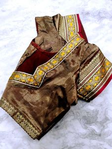 Mauve Colour Wedding Blouse