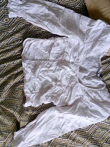 White Smocked Peasant top