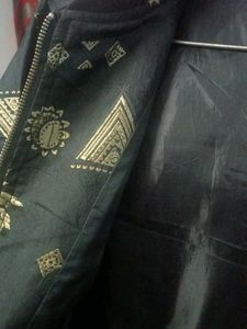 Unique thread workedJacket with Tribal Print