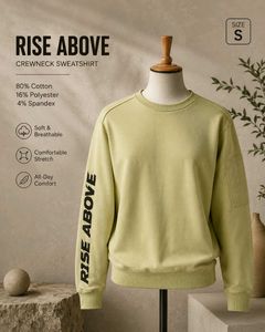 High Quality Neon Green Sweat Shirt