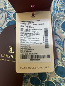 Brand newBeautiful Blue &amp; White Printed Kurta Set