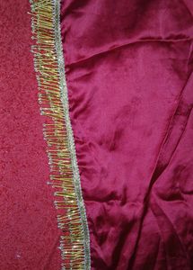 Red &amp; Gold Embellished Pakistani Suit