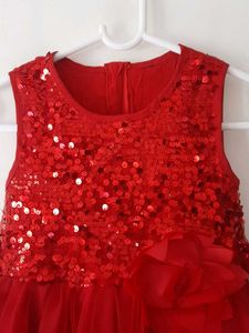 Red Sequin frock
