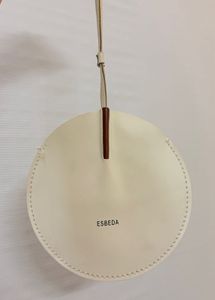 Esbeda Round Cream Shoulder Bag