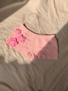 Cute Pink Crochet Shorts without Flower 🌸