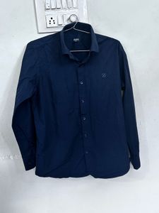 Men's Navy Blue Formal Shirt