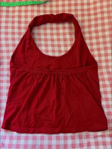 aesthetic red top