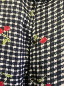 Cute Cherry Print Pajama Top