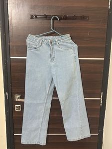 Light Wash Wide Leg Jeans