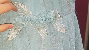 Sky Blue Long Frock
