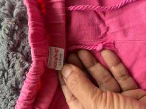 Cute Pink Striped Double Tank Top and Shorts Set