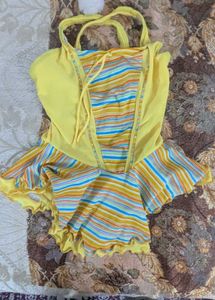Vibrant Bikini Set with Unique Graphic Print