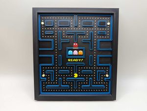 Pac-Man Framed Art 3d printed