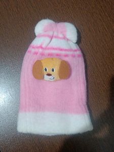 Set Of 2 Woolen Cap For Baby