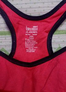 Jockey Sports Bra - Ruby &amp; Black
