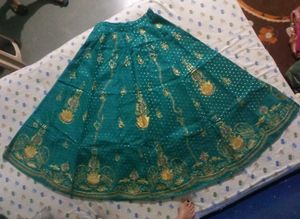Antique Bridal Lehenga Stiched Blouse And Dup