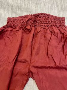 Embroidered Palazzo Pants Set