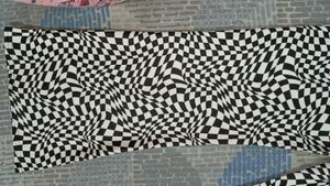 Check Print Y2k Yoga Pants