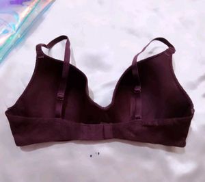 Comfortable Maroon Bra