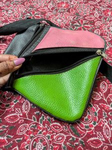 Chic Colorblock Crossbody Bag