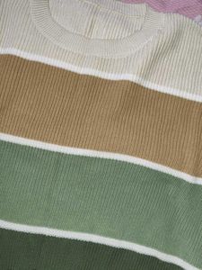 Striped Knit pullover