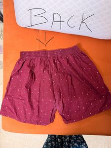 Maroon Men’s Boxer
