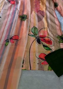 New Floral Print Kurta Set