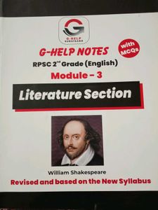 G-HELP NOTES RPSC 2nd Grade English Module 3
