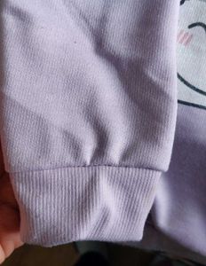 Cute Kitty Cat Lavender Sweatshirt 4-6 years