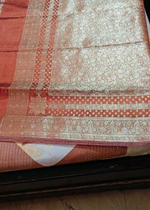 Beautiful Red ♥️ Silk Saree