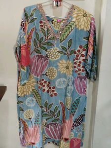 Embellished Striped Kurta
