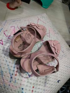 Pink sandal 7 inch 10 number