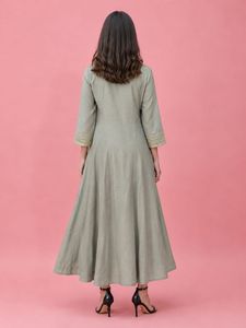Chanderi Silk Anarkali Kurta