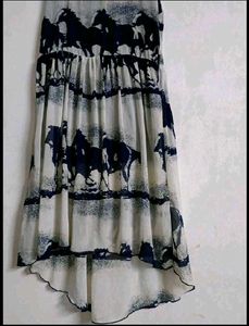Horse Print Midi Dress