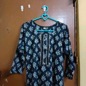 Stylish Blue Kurta Set with Dupatta