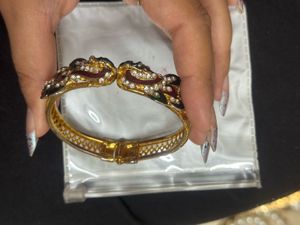 Elegant Peacock Bangle