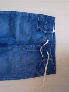 Blue Denim Jogger Jeans