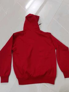 Men Red Hoodie