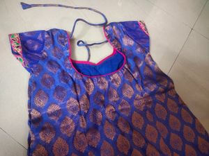 Long Blouse Without Padding And Embroidery