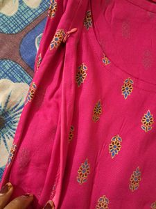 Pink Floral Print feeding gown