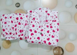 Cute Heart Print co-ord set