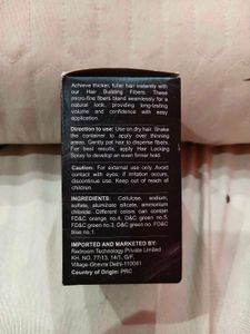 Sanfe Hair Building Fibers