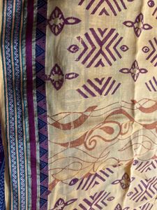 Used pure cotton saree